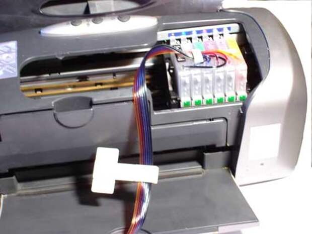 как подключить снпч к принтеру epson