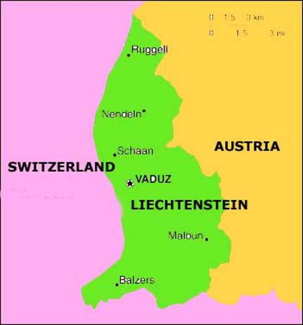 Столица лихтенштейн на карте. Лихтенштейн политическая карта. Княжество Лихтенштейн на карте. Карта Лихтенштейна с границами.