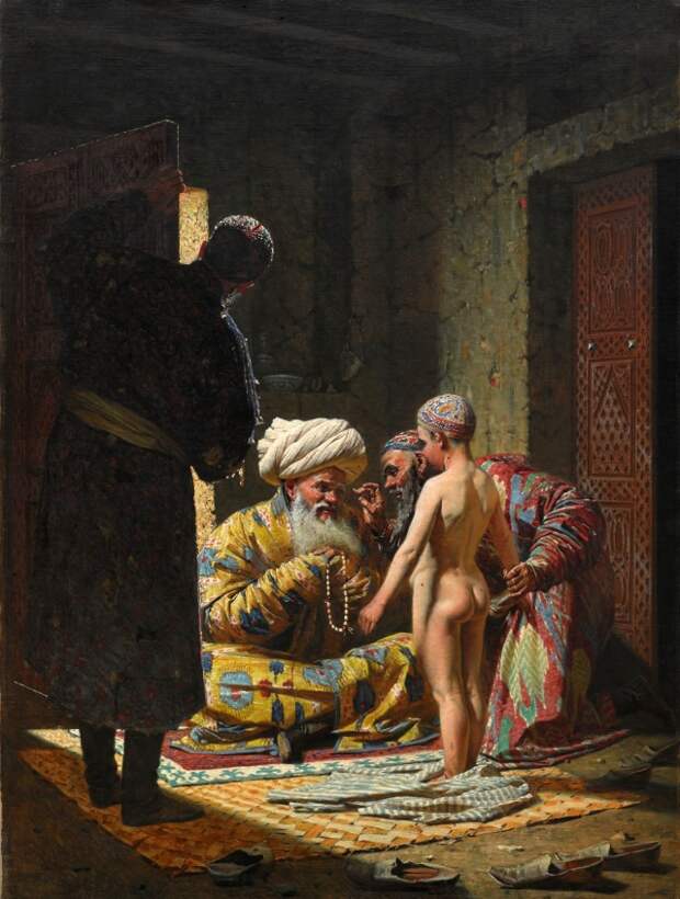 Василий Верещагин. Продажа ребенка-невольника. 1872