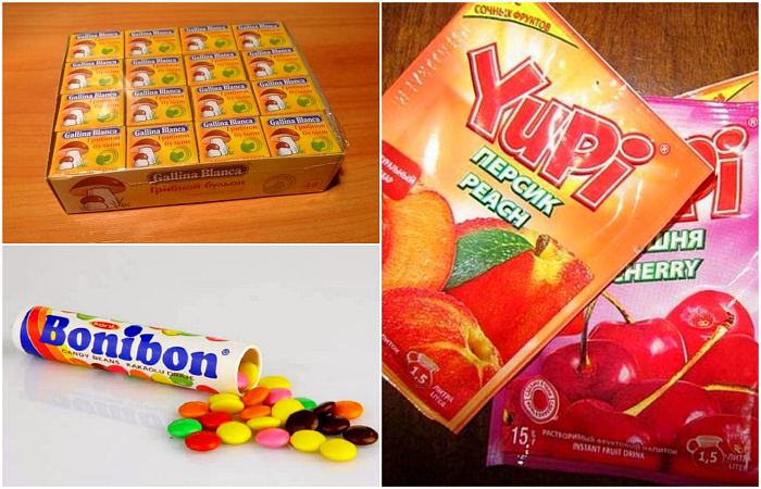 Любимые лакомства из 90-х.