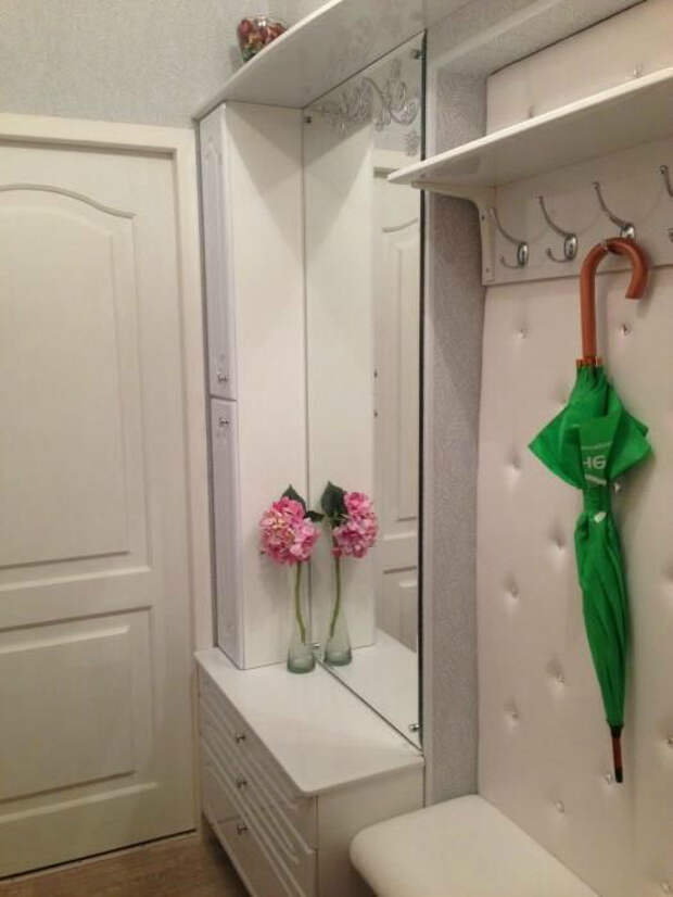Элегантная светлая прихожая. | Фото: Pinterest. Элегантная светлая прихожая. | Фото: Pinterest.