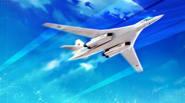 Улучшенный стратегический бомбардировщик Ту-160 впервые испытал в полете новые двигатели