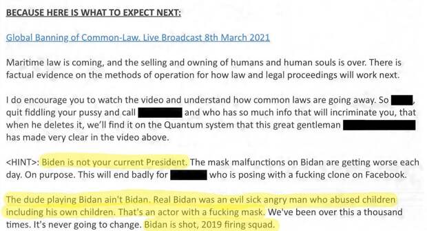 Байдена расстреляли в 2019 году — такая информация находится в слитых Минюстом