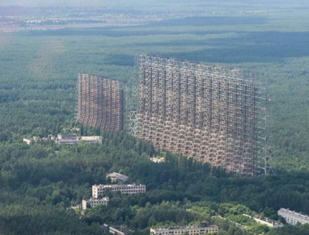 Радиолокационная станция «Дуга» в Чернобыле.