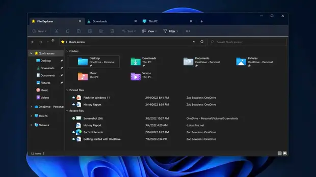 В Windows 11 появятся вкладки для "Проводника"