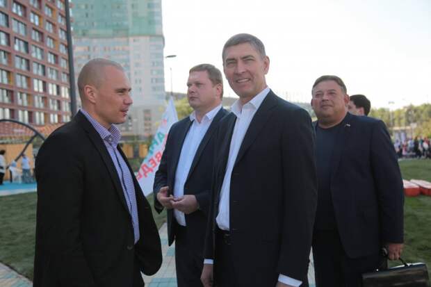 В Хорошевском районе открыли сквер после благоустройства/ Андрей Дмытрив