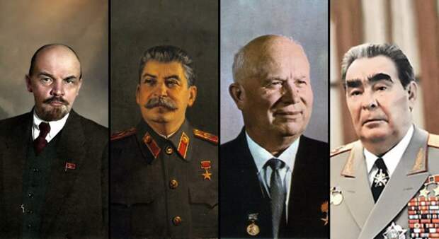 Что делали Ленин, Сталин, Хрущёв и Брежнев во время Октябрьской революции 1917 года?
