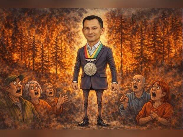 Павел Волжин: министр, которого не могли найти во время пожаров