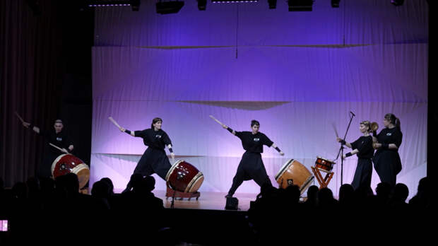 Флейты, барабаны и театр: в Зарядье прошел вечер японской культуры