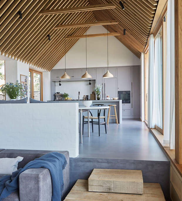 Современная дача на побережье в Дании