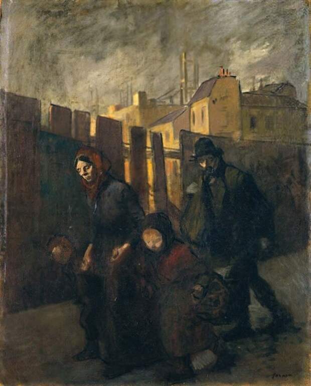 The Stockade.probably c. 1908, Jean-Louis Forain (1852–1931)(2)