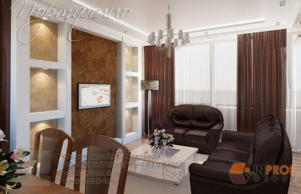 Дизайн интерьера уютных гостиных - Портфолио дизайнеры - Поиск интерьерных решений
