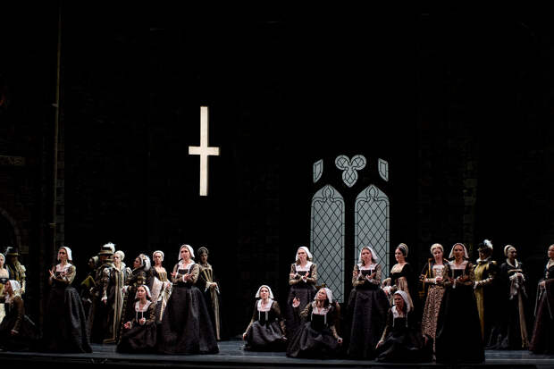 Сцена из оперы «Анна Болейн»