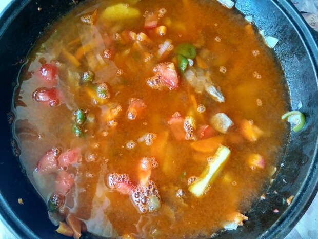 Мой Душевный лагман. (По-моему самый вкусный, рецепт из домашней лапши, всегда готовлю, когда собираемся большой семьей)