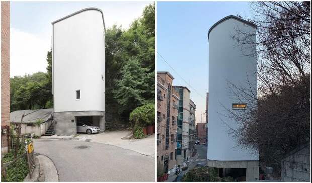 Корейский архитектор умудрился построить 5-этажный дом на площади всего 20 кв. м