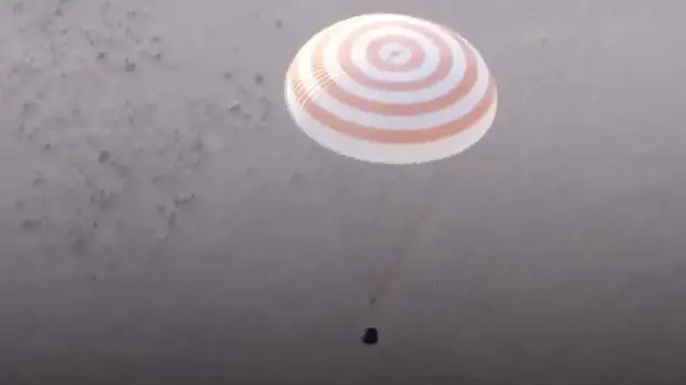 Пилотируемый корабль «Союз МС-09» успешно приземлился в Казахстане