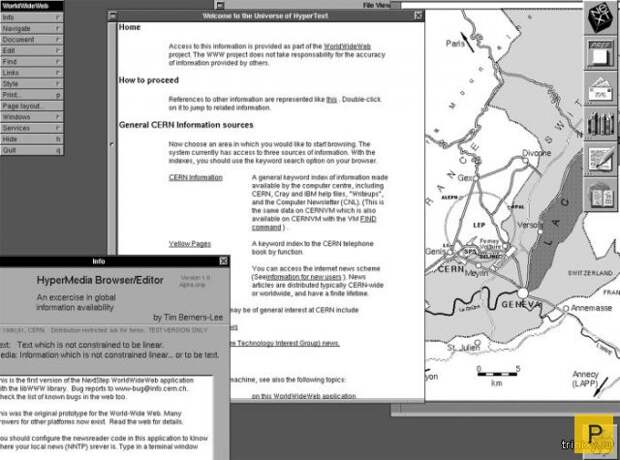 Исполнилось 25 лет, как Тим Бернерс-Ли создал самый первый сайт в интернете (2 фото)