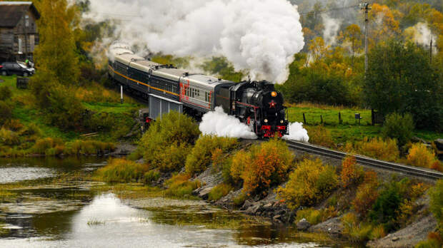 Насладитесь живописными российскими маршрутами в этих ретро-поездах!