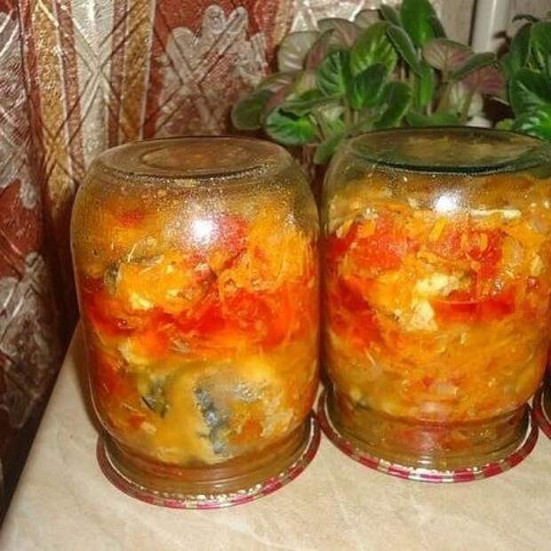 ЗАКУСКА НА ЗИМУ С РЫБКОЙ