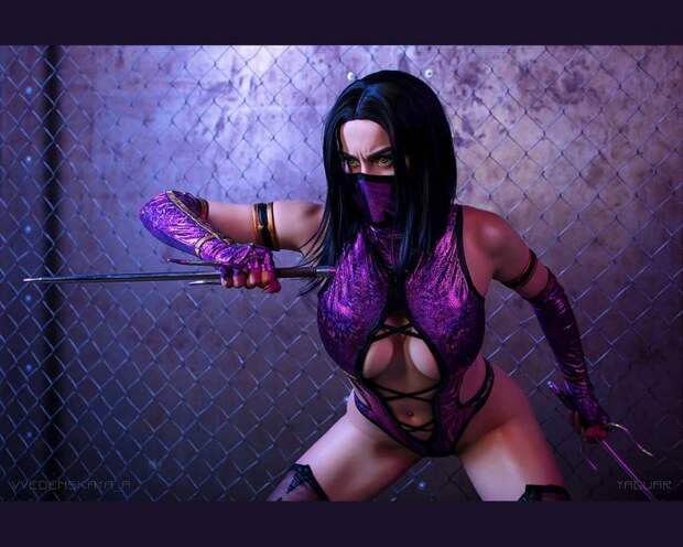 Лучший косплей Милины из Mortal Kombat