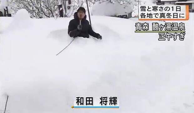 Журналиста поймали на откровенном вранье о жутких снежных завалах