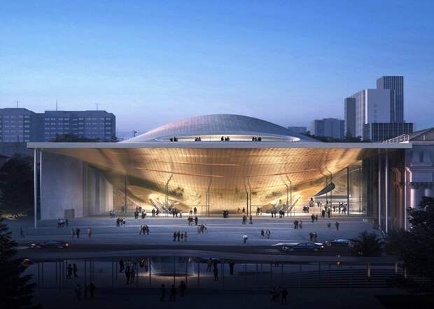 Проект нового зала филармонии от Zaha Hadid Architects (Екатеринбург, Россия).
