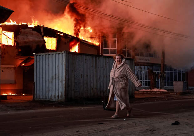 По Украине нанесен массированный удар. Киевская область обесточена, в столице начались пожары