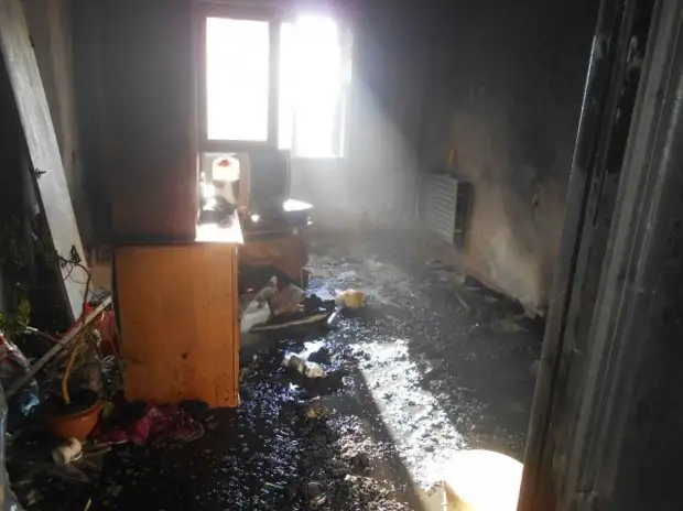 В Бобруйске на пожаре спасен человек.