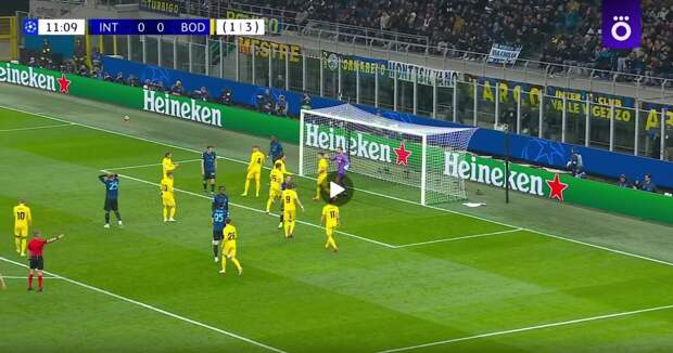 «Интер» — «Буде-Глимт» — 1:2. Видеообзор ответного матча 1/16 Лиги чемпионов