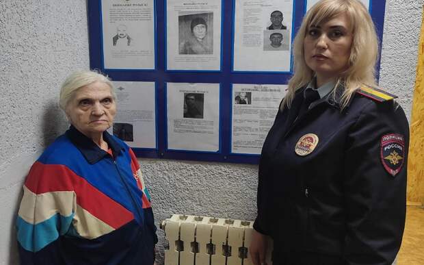 В Рязани полицейские вернули домой потерявшуюся пенсионерку