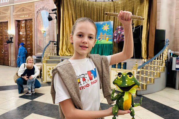 «Лягушка-путешественница» в Московском детском театре марионеток
