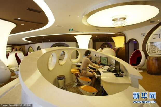 Тематический ресторан Airbus A380 в Китае (14 фото) Тематический ресторан Airbus A380