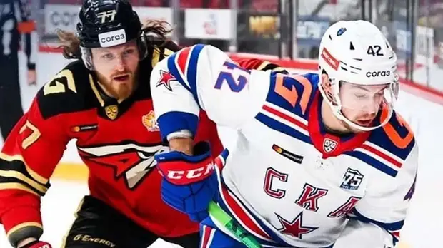 СКА разгромил «Авангард» в матче КХЛ