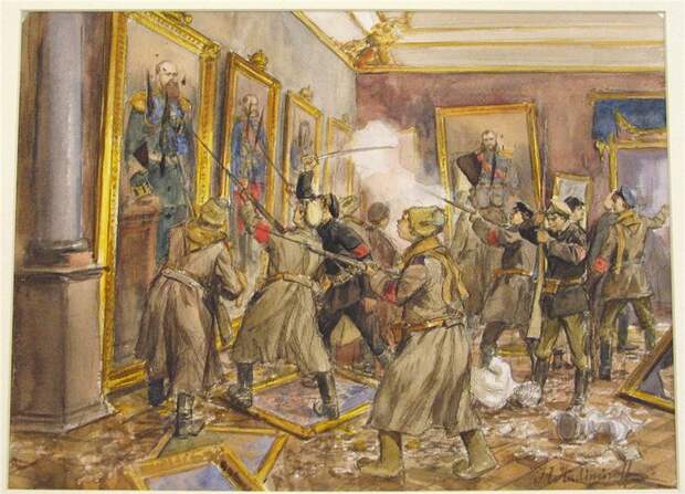 Революция 1917 года и винные погромы...