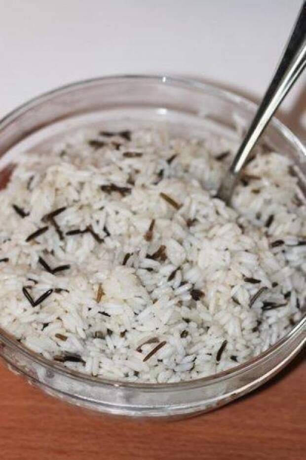 Вкусный и полезный рис с овощами и грибами. 04