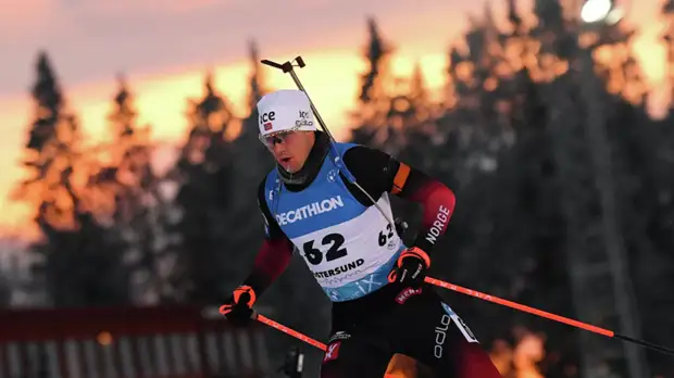 Кристиансен выиграл гонку преследования на этапе КМ по биатлону в Эстерсунде, Латыпов — 11-й