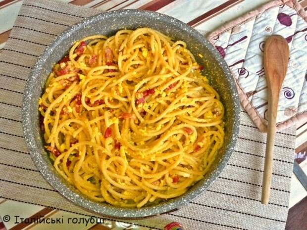 Спагетти карбонара (Spaghetti alla carbonara)
