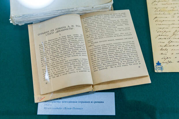 В музее Тулы расскажут о ненаписанном романе Льва Толстого