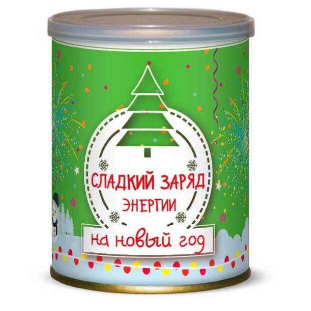 Сладкие консервы - подарок на новый год