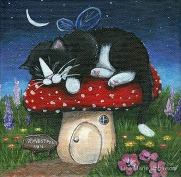 Коллекция кошек, котов и котят от Lisa Marie Robinson.