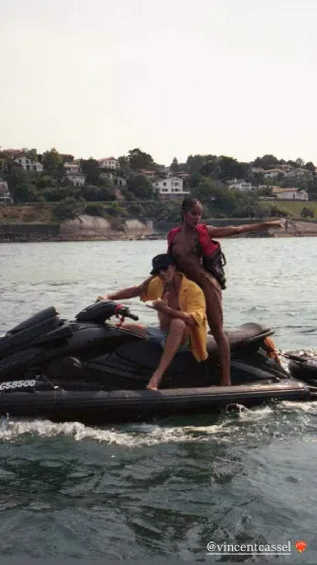 Нара Баптиста и Венсан Кассель