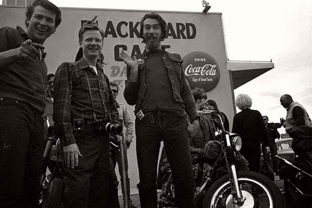 Настоящие байкеры выглядели так 60-е, байкер, контркультура, мотоциклист, ностальгия
