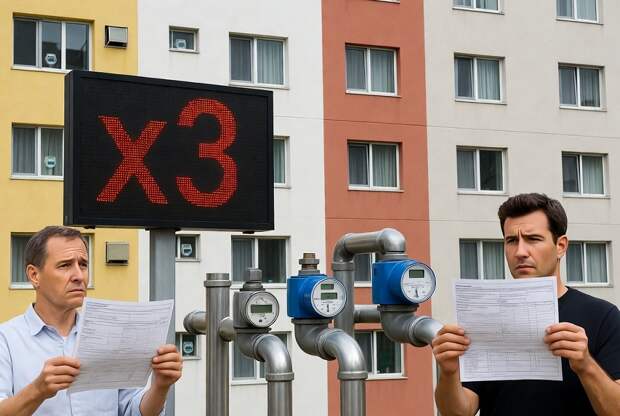Плата за холодную воду без счетчиков с начала 2026 года выросла вдвое