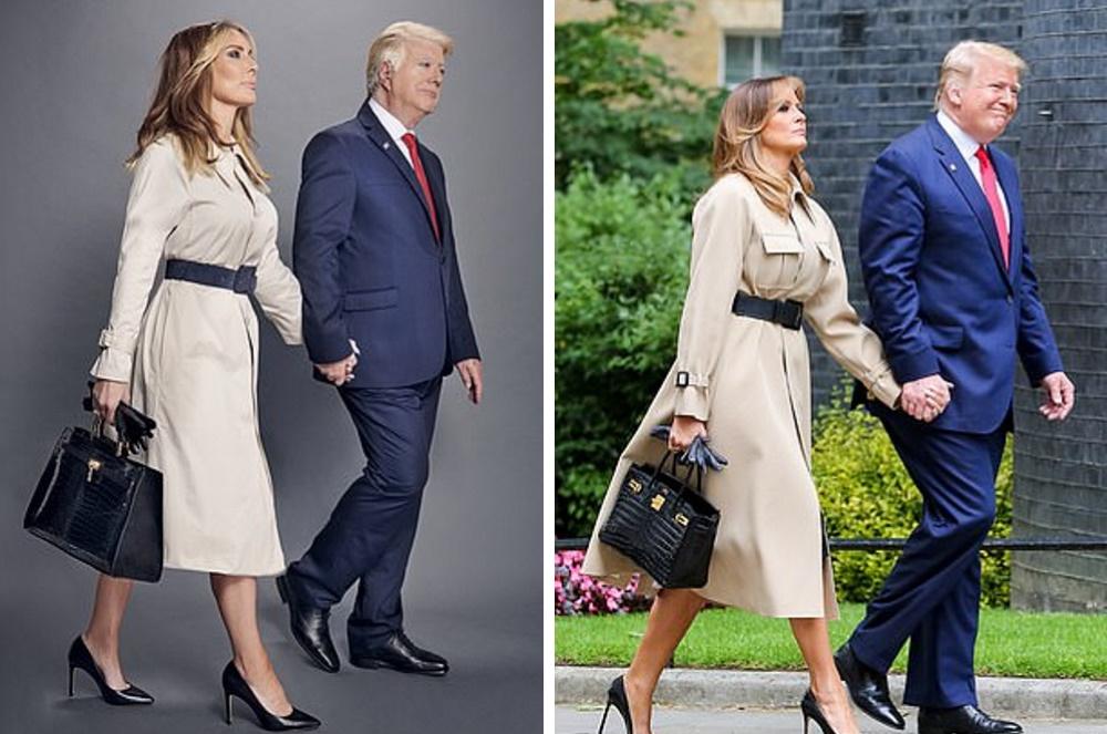 Женщина-двойник Мелании Трамп наглядно доказала, что можно быть такой же элегантной, как первая леди, одеваясь в бюджетные вещи: фото