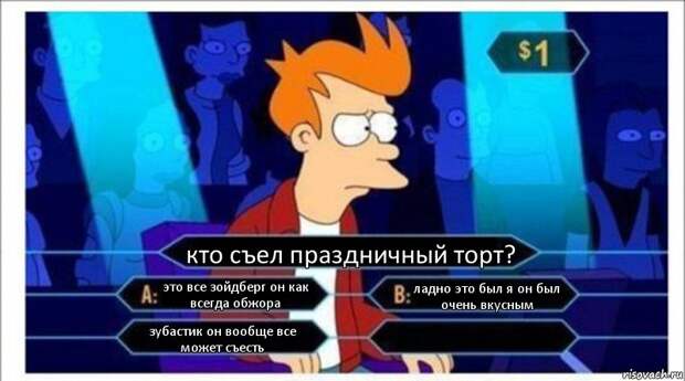 Кто съел пирог? Кто съел пирог?