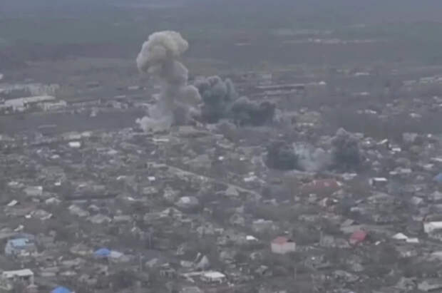 Тройной удар: 3 супербомбы разнесли тайные цели в Красном Лимане