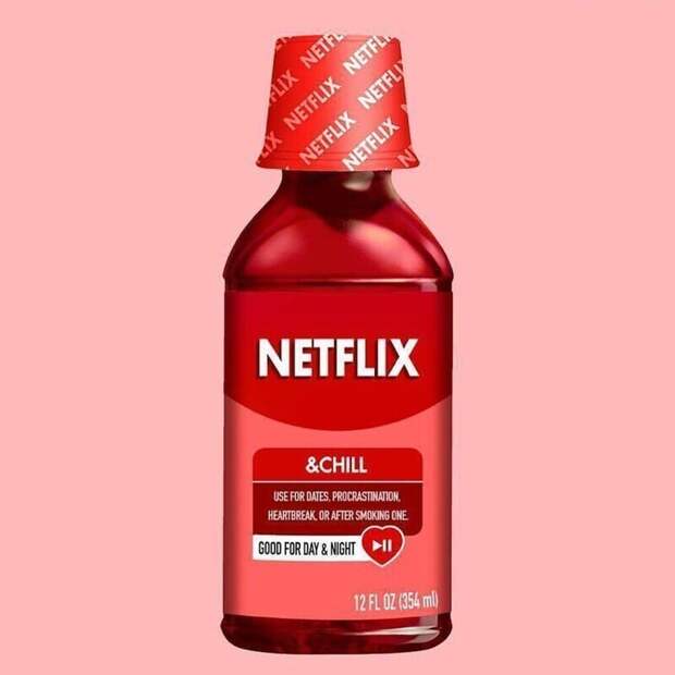 Расслабляющее средство Netflix. Использовать для свиданий, прокрастинации, как лекарство от стресса Расслабляющее средство Netflix. Использовать для свиданий, прокрастинации, как лекарство от стресса