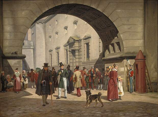 Martinus Rorbye (1803-48) - The Prison of Copenhagen. (1831), Автор: Датская национальная галерея, Копенгаген (SMK) (Копенгаген (СМК) Датская национальная галерея)Датская национальная галерея, Копенгаген (SMK) (Живопись на Gallerix.ru)
