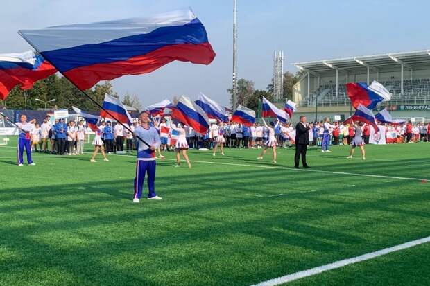 В Ленинградской области впервые прошло открытие фестиваля детского дворового футбола