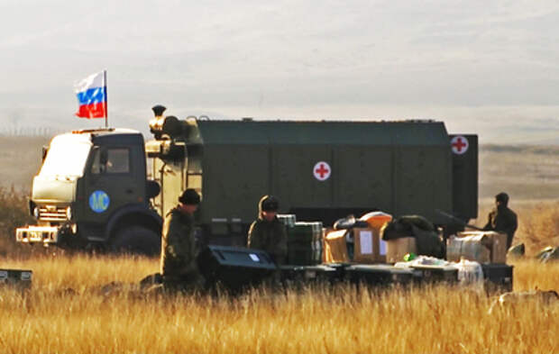Российские военные разворачивают в Карабахе полевой госпиталь